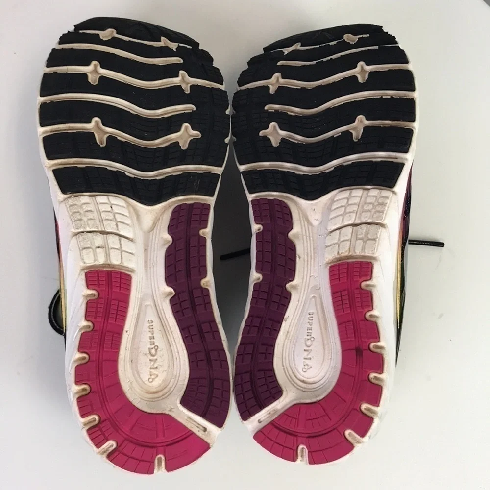 Brooks Women’s Black Purple Rainbow Glycerin 15 Running Shoes Size 9.5